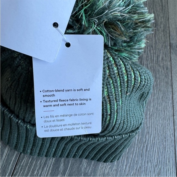 Lululemon Textured Fleece-Lined Knit Beanie in FPAI Green main image 4